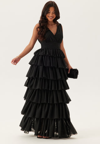 Tulle Frill Gown