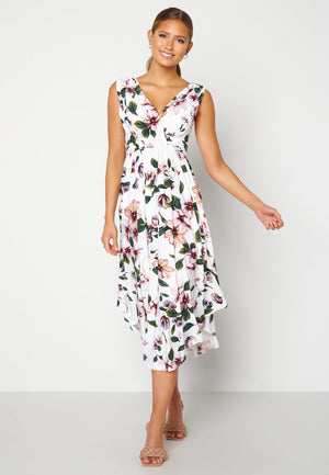 Draped Soft Midi Dress