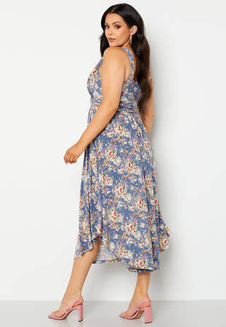 Draped Soft Midi Dress