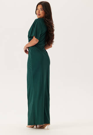 Wrap Slit Maxi Dress