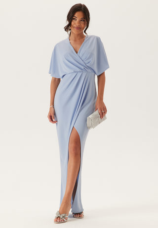 Wrap Slit Maxi Dress