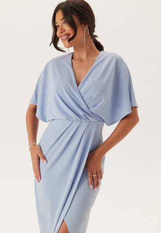 Wrap Slit Maxi Dress