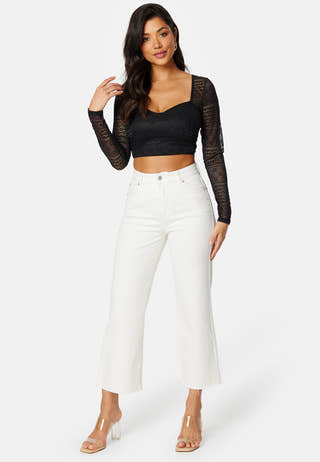 Lace L/S Bustier Top