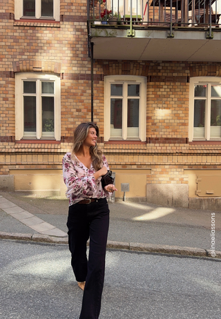 Open Back Frill Blouse