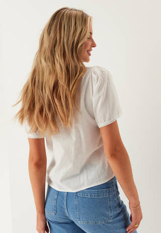 Pleated Detail Blouse