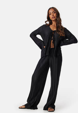 Pleated Wide Trousers
