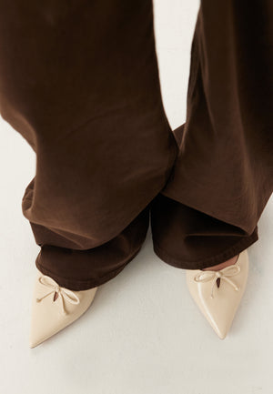 Pointy Flat Slingback