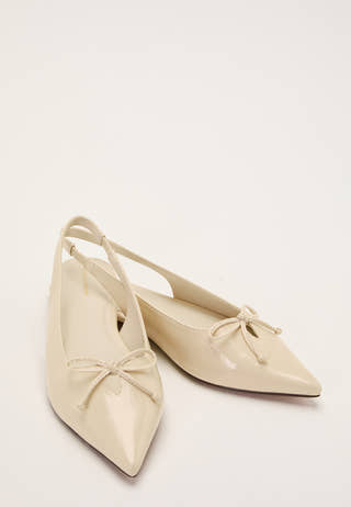 Pointy Flat Slingback