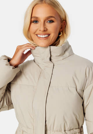 Rahima Drawstring Waist Puffer Jacket