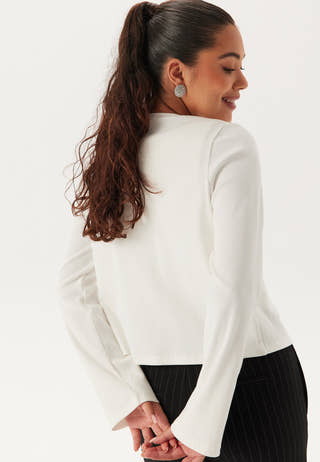 Rib Bow Cardigan