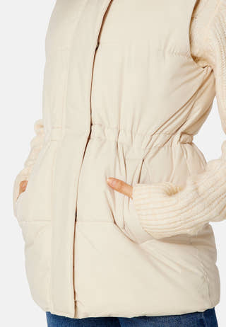 Rishi Drawstring Puffer Vest