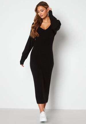 Rosanna knitted puff sleeve dress