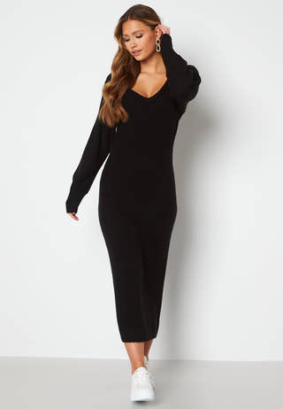 Rosanna knitted puff sleeve dress