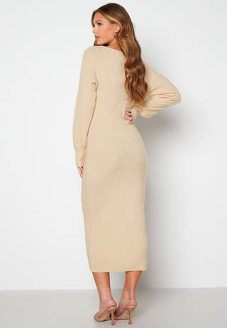 Rosanna knitted puff sleeve dress