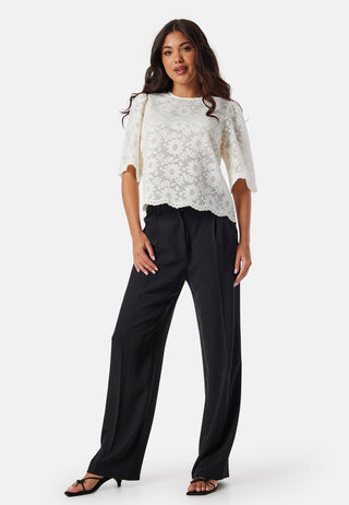 Round Neck Lace Blouse