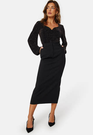 Sparkling Puff Sleeve Top