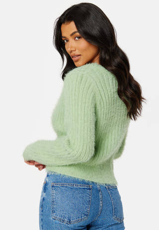Salmi fluffy knitted cardigan