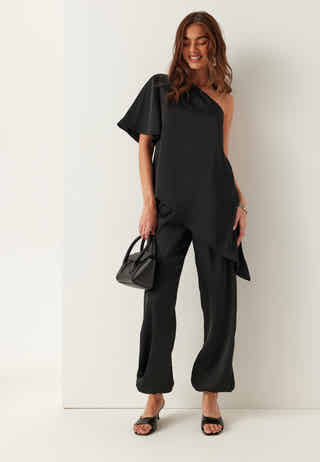 Satin Balloon Trousers