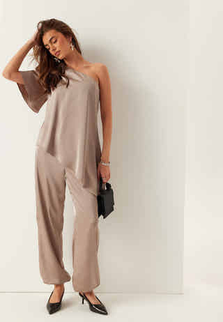 Satin Balloon Trousers