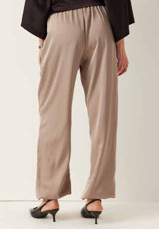 Satin Balloon Trousers