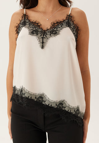 Satin Lace Singlet