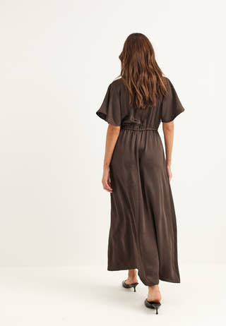 Satin Maxi Dress