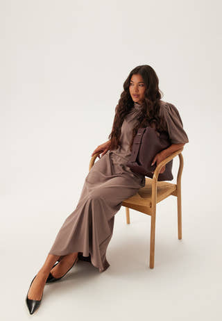 Satin Midaxi Skirt
