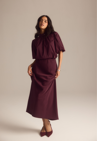Satin Midaxi Skirt