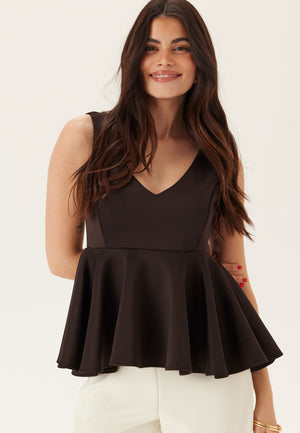 Scuba Peplum Top