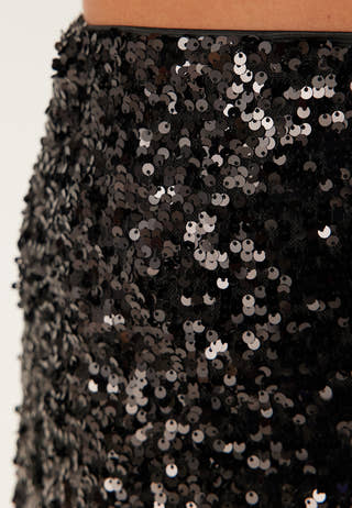 Sequin Short Skirt