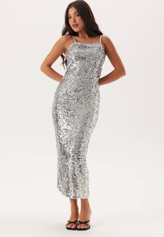 Sequin Strap Dress