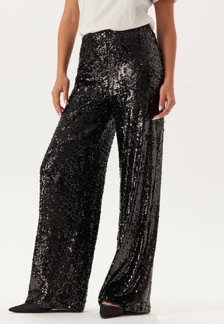 Sequin Wide Trousers