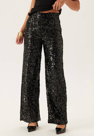 Sequin Wide Trousers