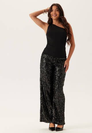Sequin Wide Trousers