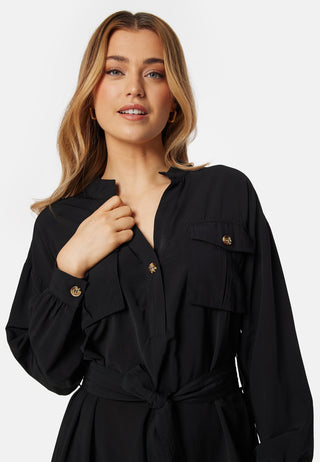 Shaima Cargo Shirt Dress