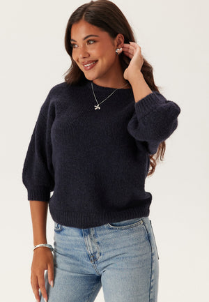 Short Sleeve Knitted Sweater