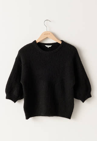 Short Sleeve Knitted Sweater