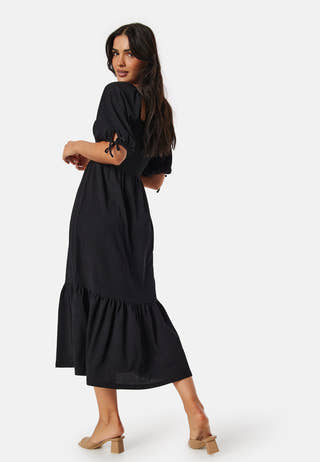 Short Sleeve Smock Dress