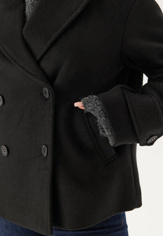 Short Wool Blend Jacket