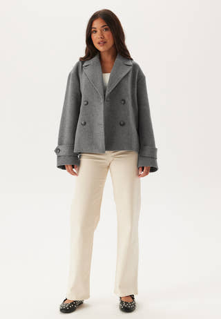 Short Wool Blend Jacket