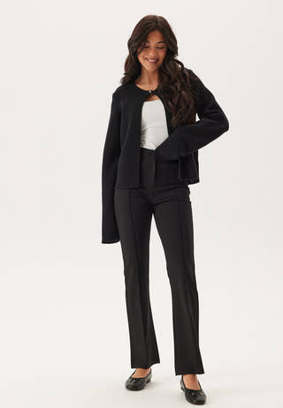 Soft Flared Suit Trousers