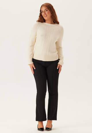 Soft Flared Suit Trousers