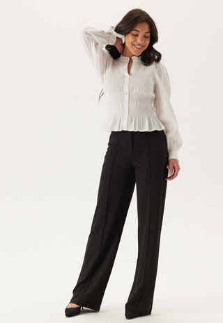 Soft Suit Straight Trousers