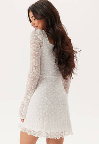 Square Neck Lace Dress
