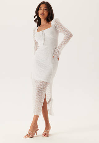 Square Neck Lace Dress