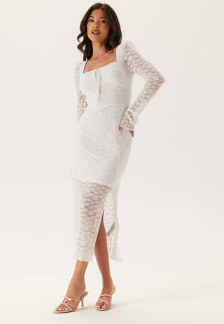 Square Neck Lace Dress