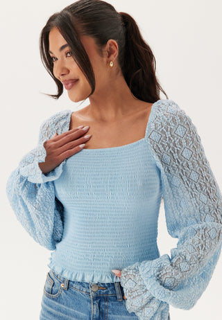 Square Neck Smock Top