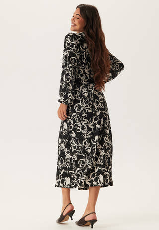 Structure Button Midi Dress