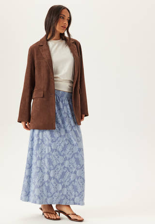 Structure Floral Maxi Skirt