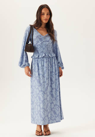 Structure Floral Maxi Skirt